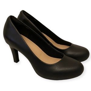 Clarks Collection Heels Pumps Size 7 Black Comfort Platform Shoes Black 16052